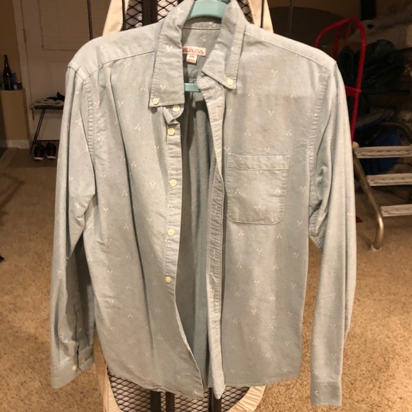 blue button down - Picture 1 of 2
